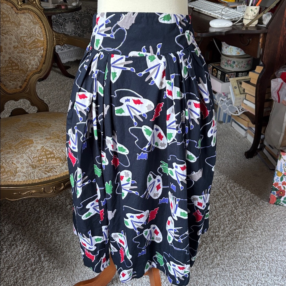 Perfect for an artist!  Emily and Fin Paint Palette Skirt, sold at Anthropologie